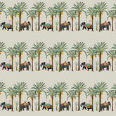 ijustlovethatfabricstore Elephant fabric natural linen